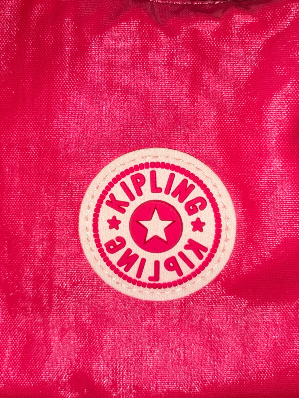 Kipling X Barbie AYDA Shoulder Crossbody Bag Lively Pink W/Barbie Keychain NWOT - Picture 5 of 5